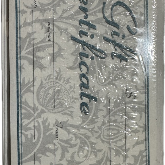 Adams Gift Certificates 2 Part Carbonless 25 with Envelopes - Picture 3 of 6